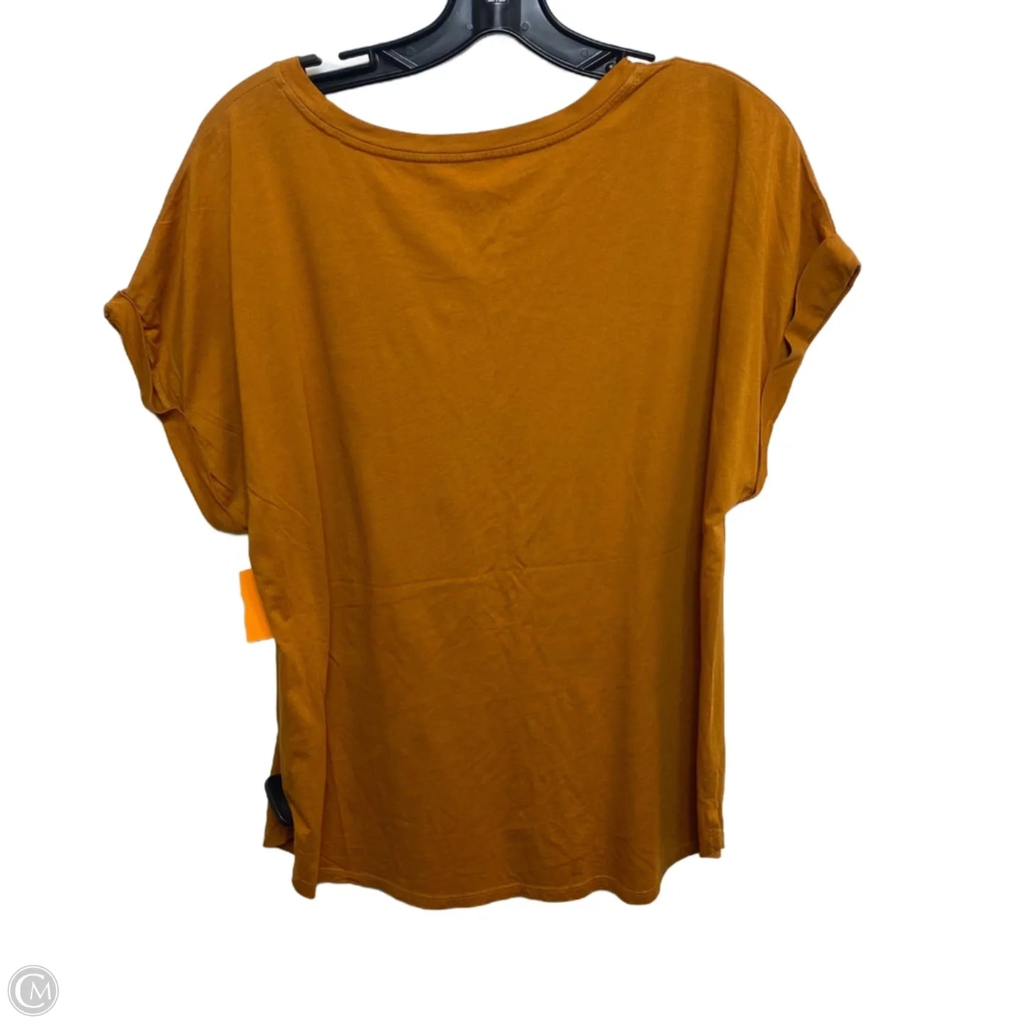 Top Short Sleeve Basic By A New Day In Orange, Size: Xl