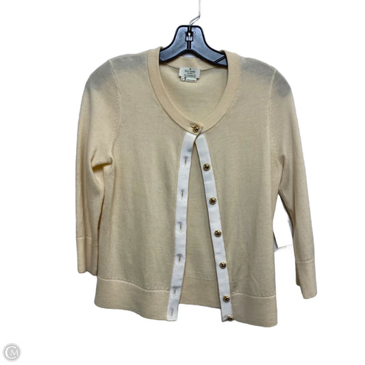 Cardigan Designer By Kate Spade In Tan, Size: S