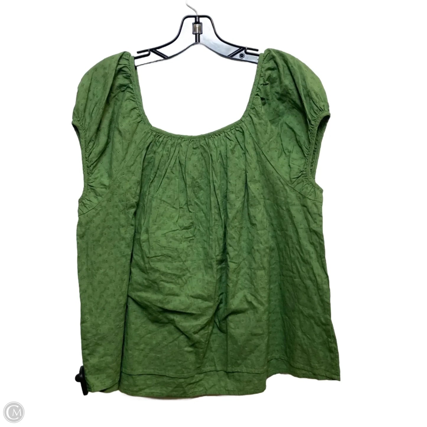 Top Sleeveless By Universal Thread In Green, Size: M