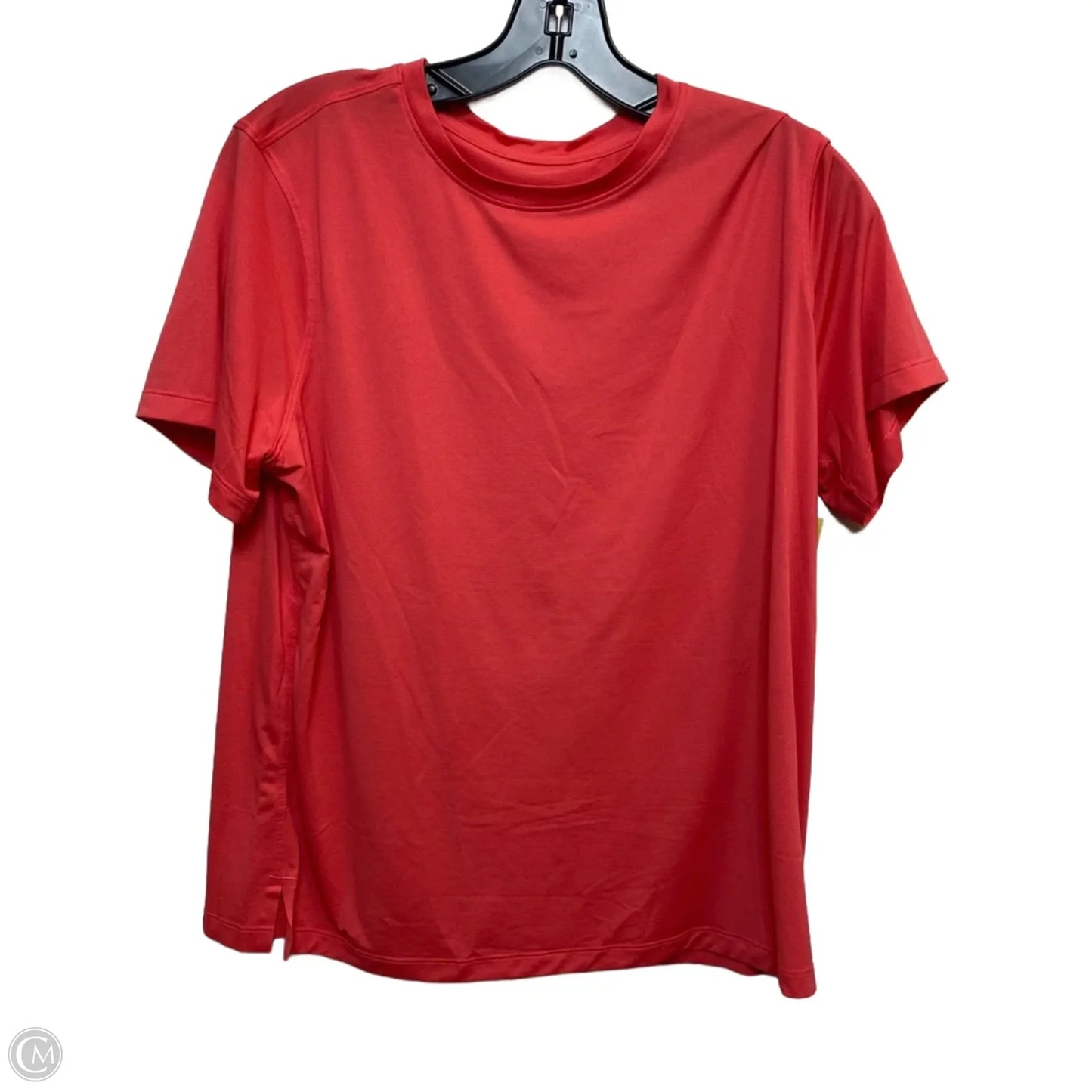 Athletic Top Short Sleeve By Lululemon In Pink, Size: M