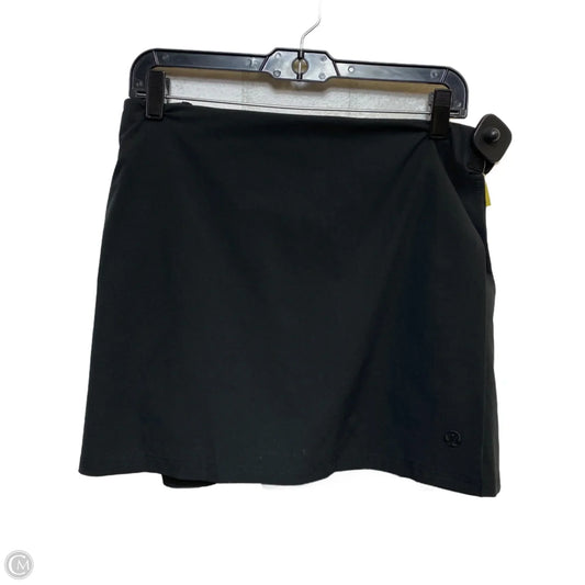 Athletic Skort By Lululemon In Black, Size: L