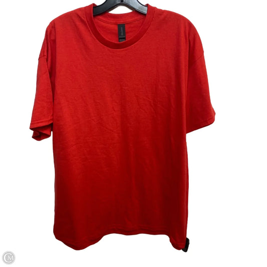 Top Short Sleeve Basic By Gildan In Red, Size: Xl