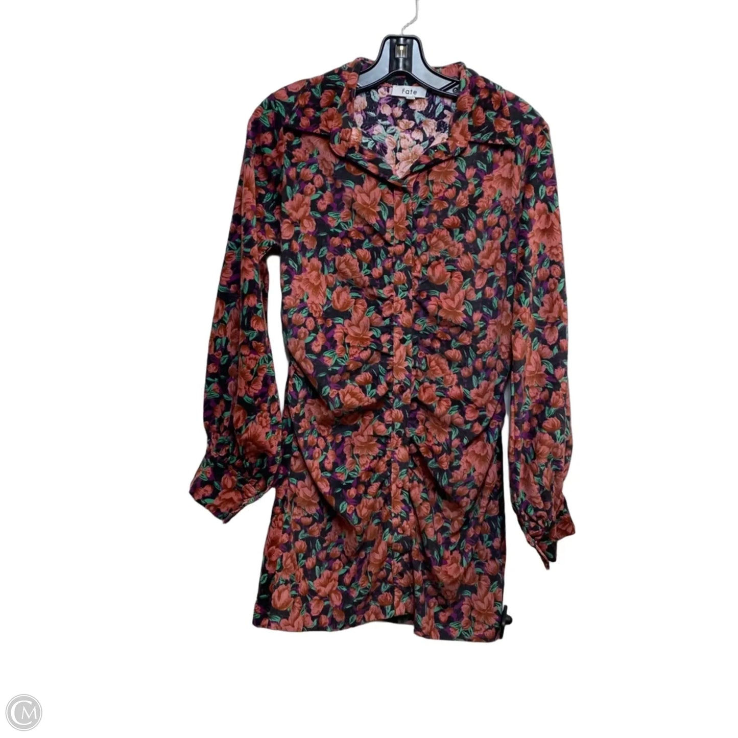 Dress Casual Short By Fate In Purple & Red, Size: S