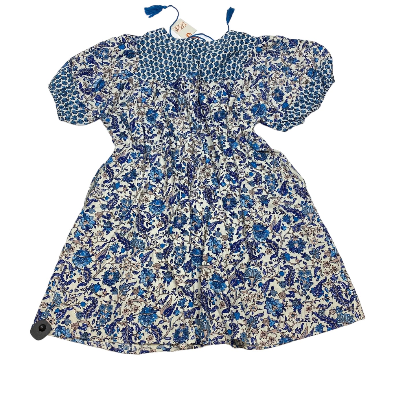 Blue Dress Casual Short Knox Rose, Size 4x
