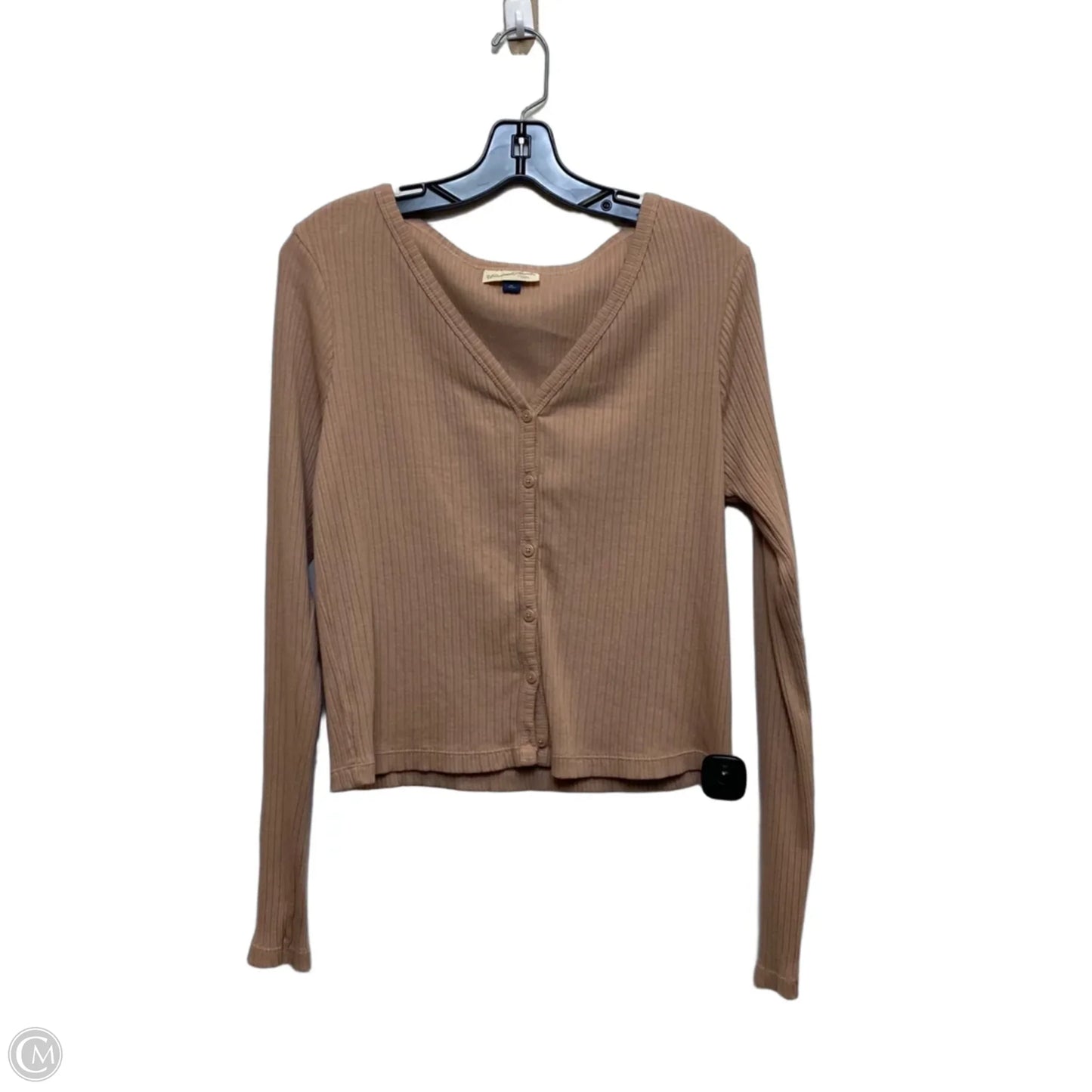Top Long Sleeve By Universal Thread In Brown, Size: Xl