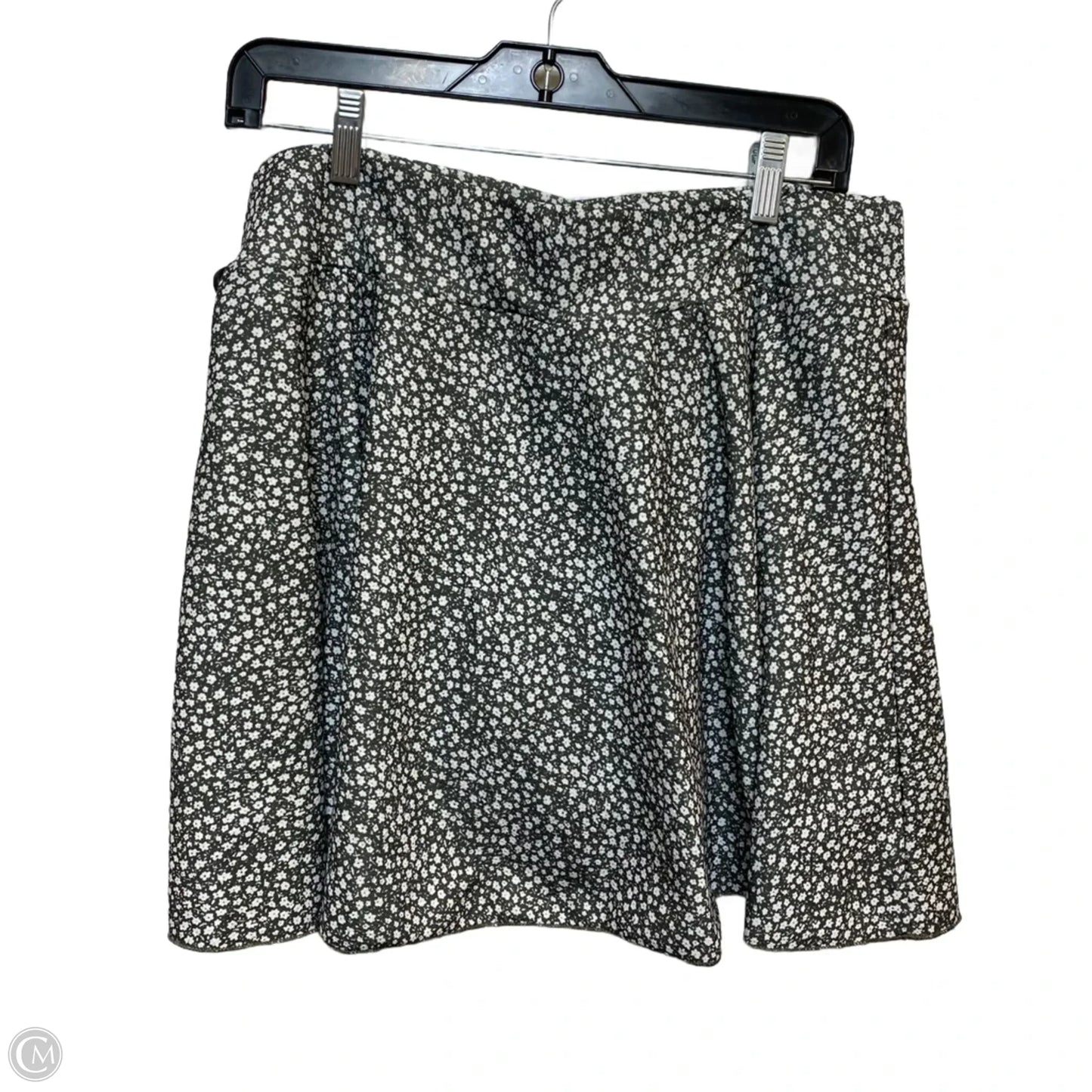 Skort By Shein In Green & White, Size: 2x