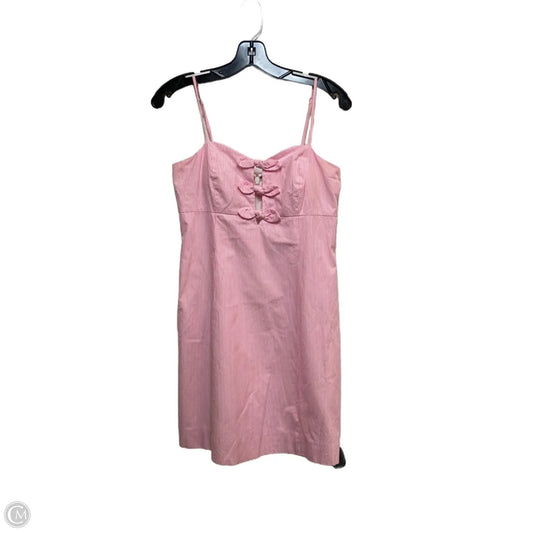 Dress Designer By Lilly Pulitzer In Pink & White, Size: S