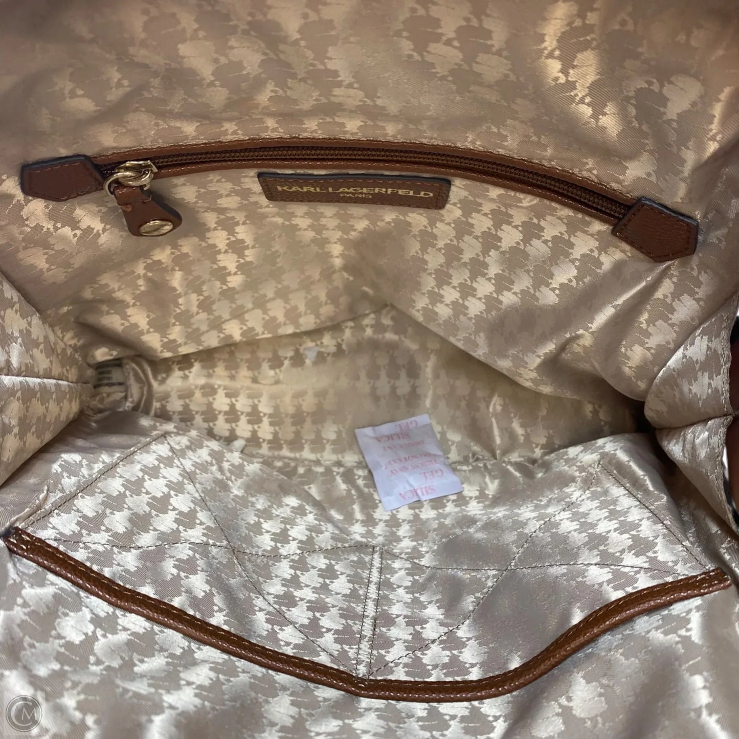 Backpack Designer By Karl Lagerfeld, Size: Medium