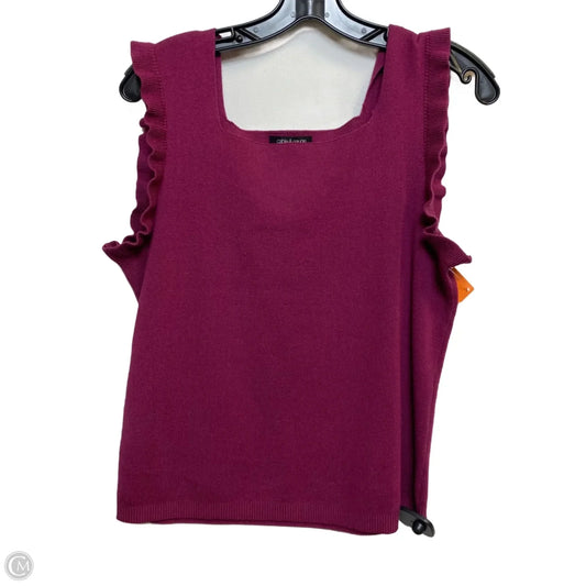Top Sleeveless By Cable And Gauge In Pink, Size: M