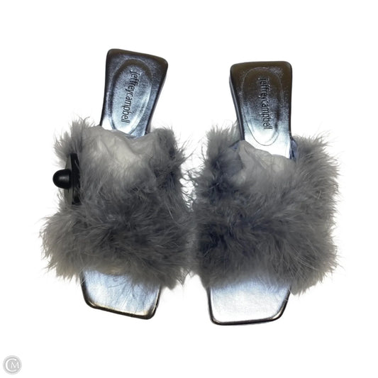 Sandals Designer By Jeffrey Campbell In Blue, Size: 6.5