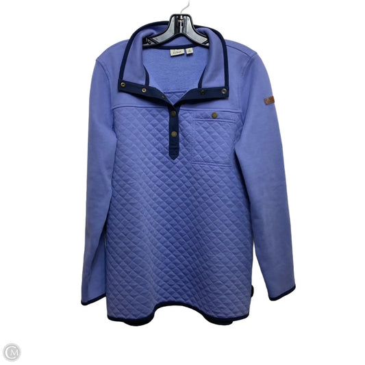 Sweatshirt Collar By L.l. Bean In Blue, Size: L