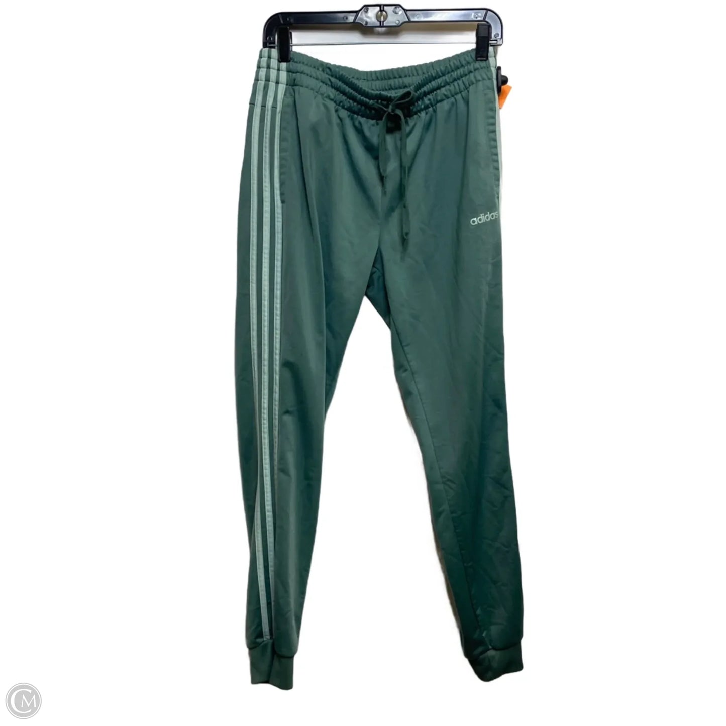 Athletic Pants By Adidas In Green, Size: L