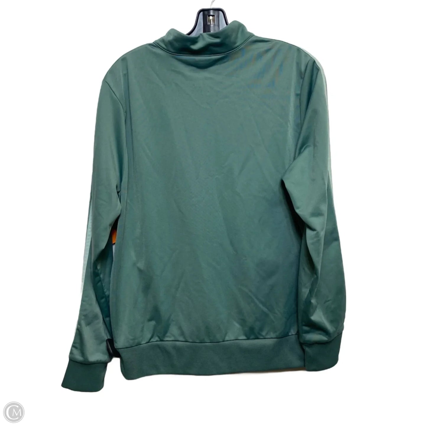 Athletic Jacket By Adidas In Green, Size: Xl