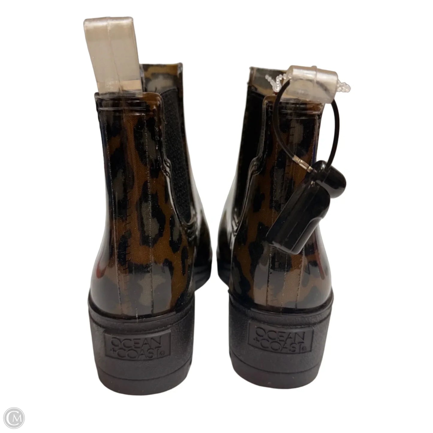 Boots Rain By Ocean + Coast In Animal Print, Size: 6