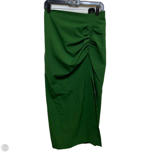 Skirt Maxi By Zara In Green, Size: M