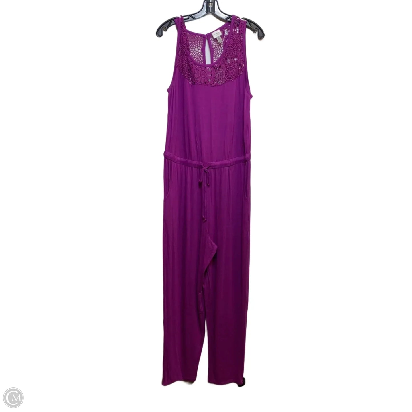 Jumpsuit By Cupio In Purple, Size: 1x