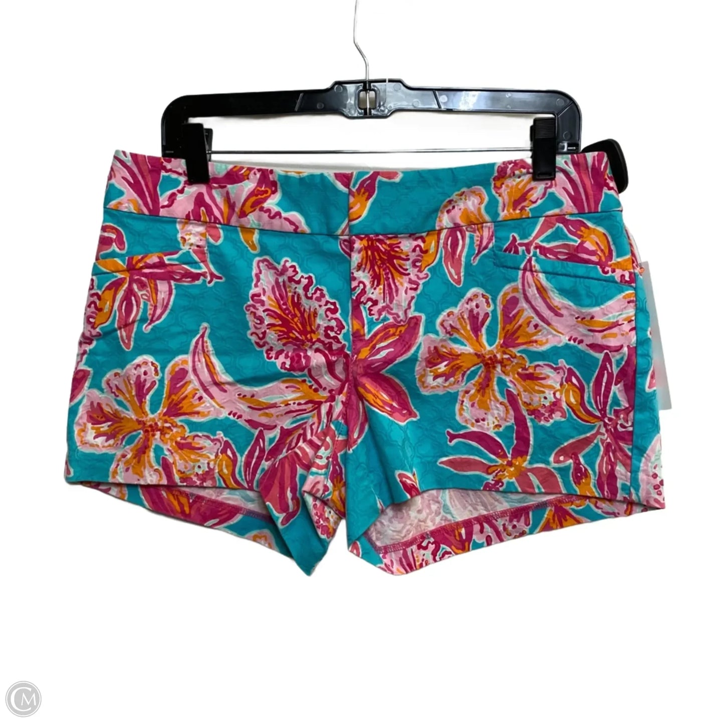 Shorts Designer By Lilly Pulitzer In Blue & Pink, Size: 8