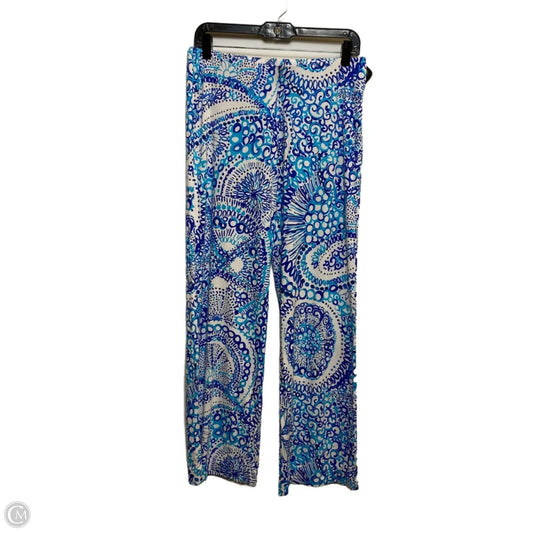Pants Designer By Lilly Pulitzer In Blue & White, Size: M