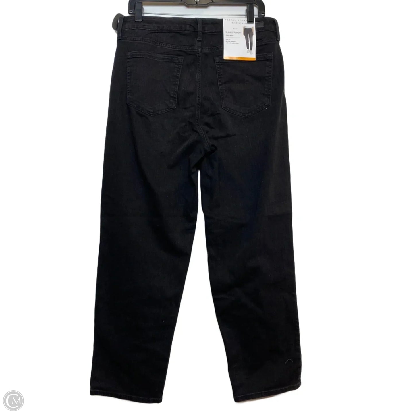 Jeans Straight By Social Standard By Sanctuary In Black Denim, Size: 12