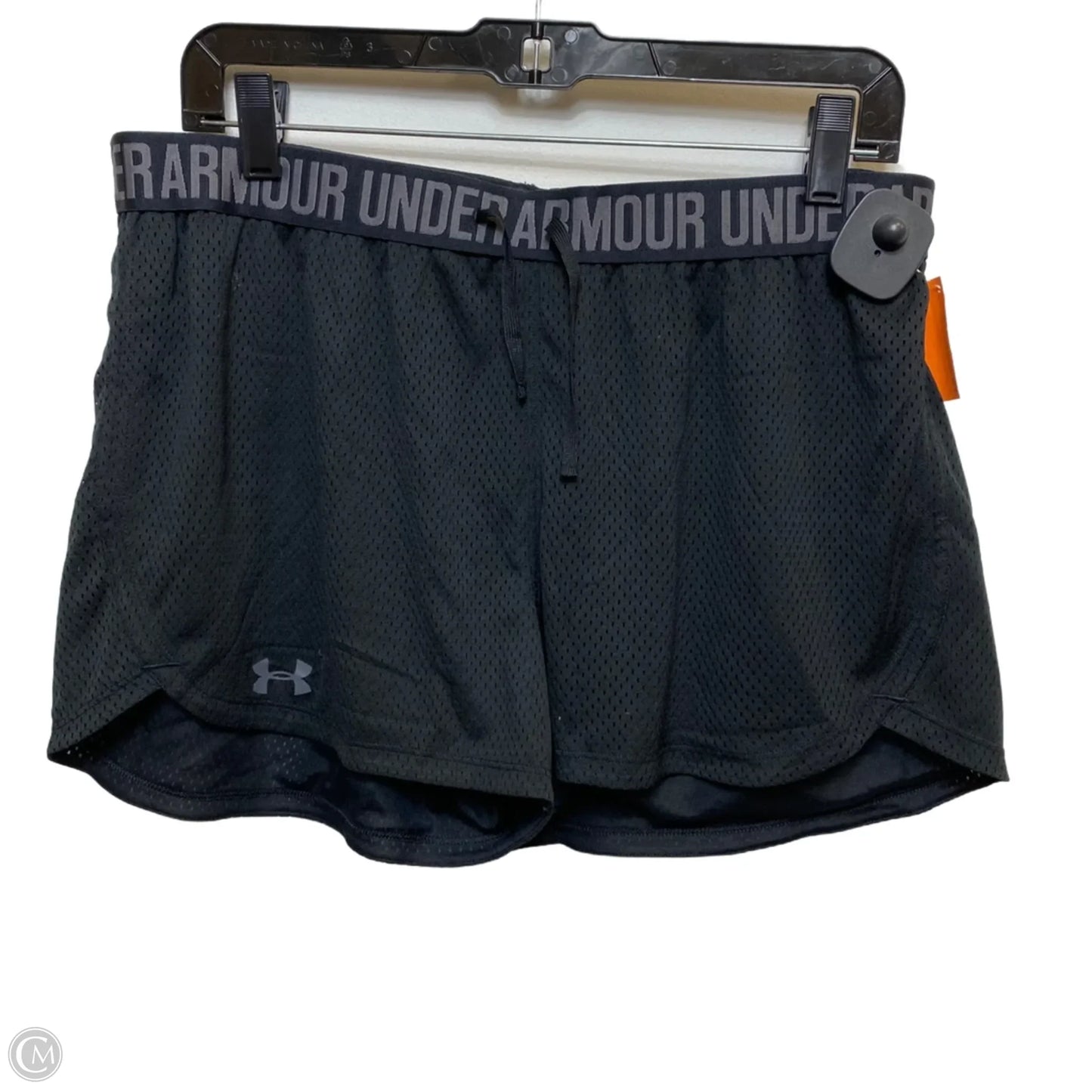 Athletic Shorts By Under Armour In Black, Size: L