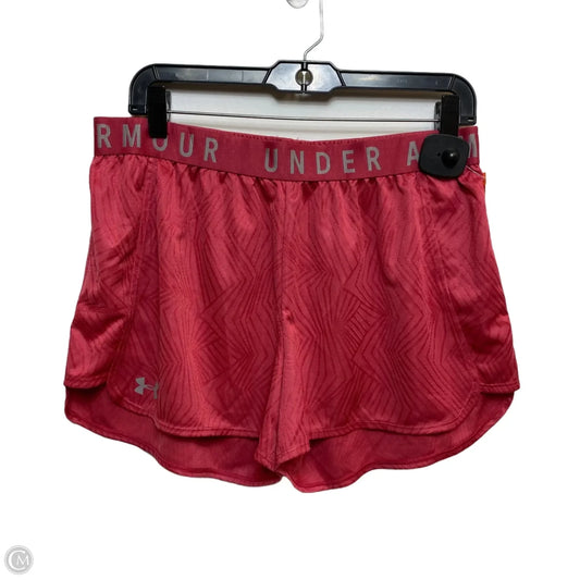 Athletic Shorts By Under Armour In Red, Size: L