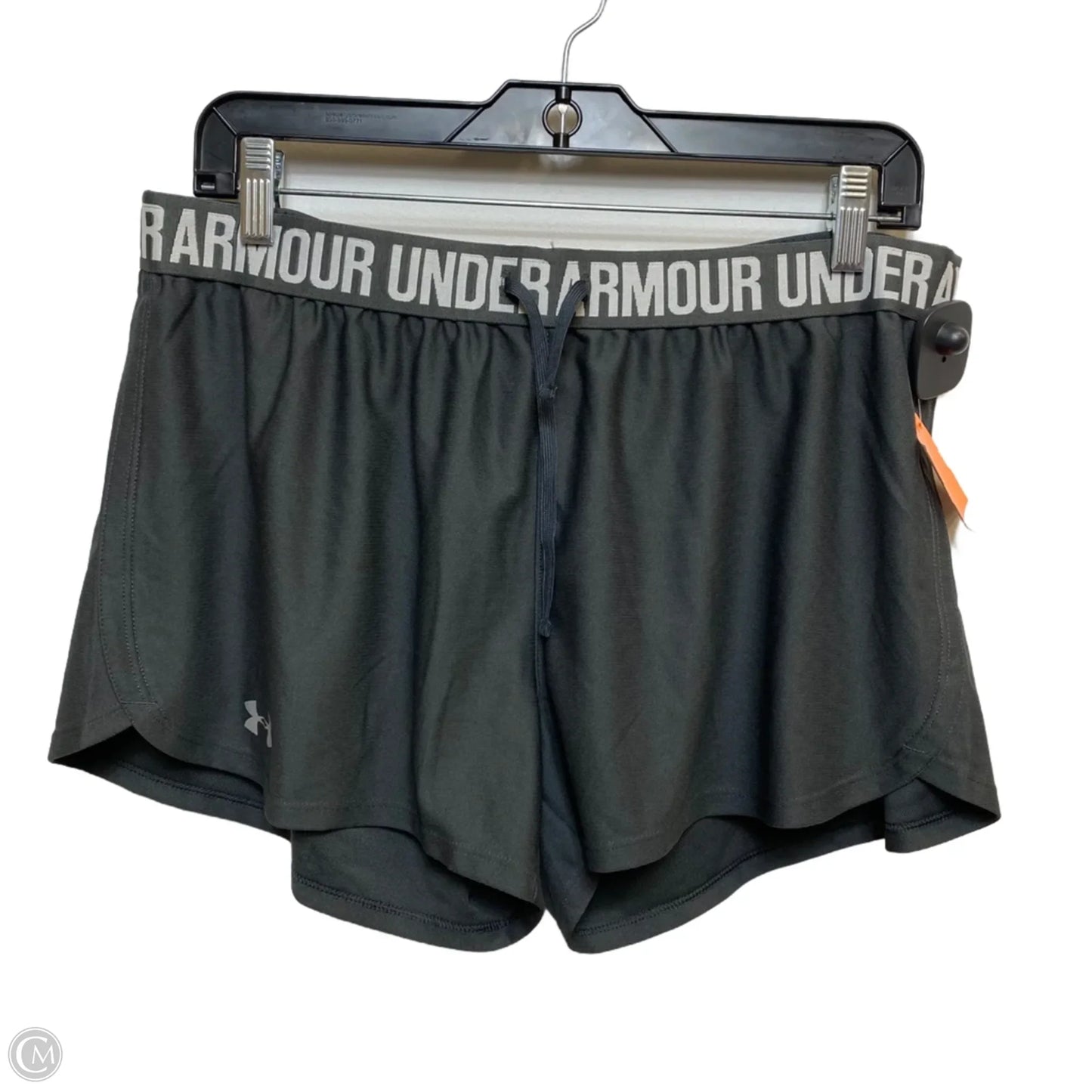 Athletic Shorts By Under Armour In Grey, Size: L