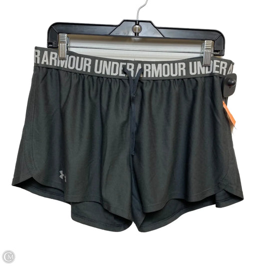 Athletic Shorts By Under Armour In Grey, Size: L