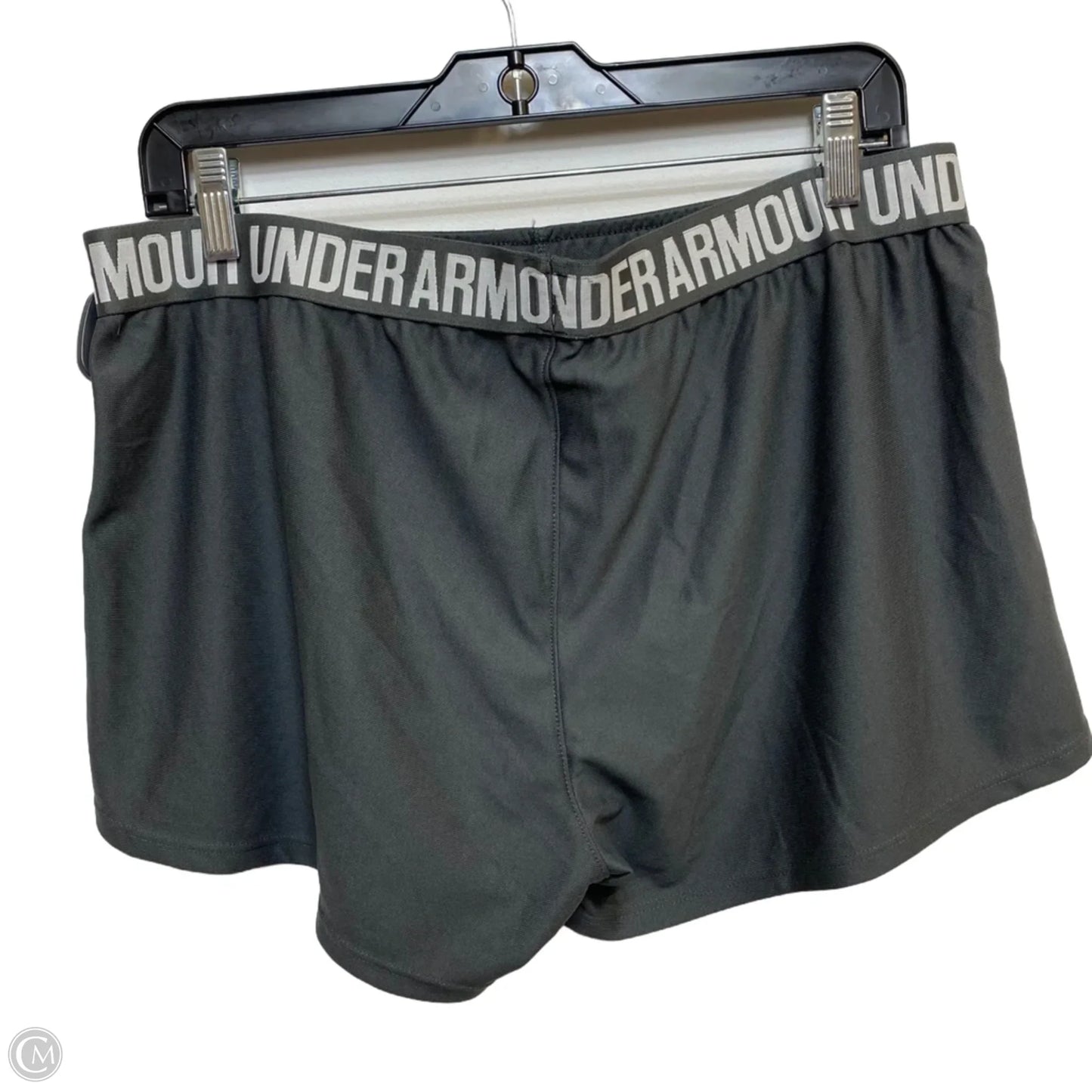 Athletic Shorts By Under Armour In Grey, Size: L