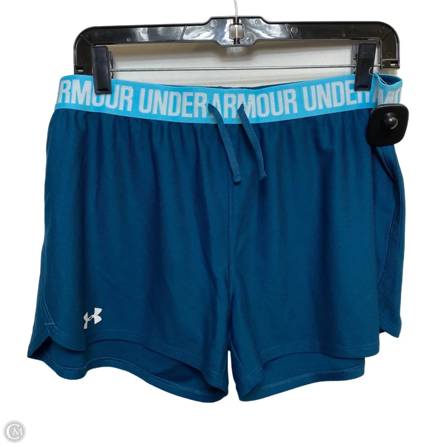 Athletic Shorts By Under Armour In Blue, Size: L