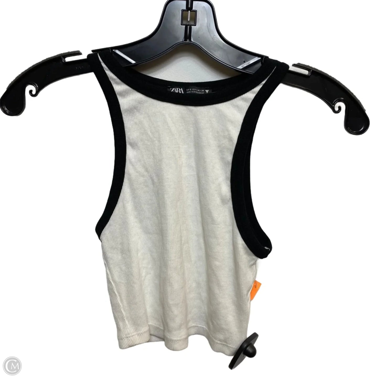 Tank Top By Zara In Black & White, Size: S