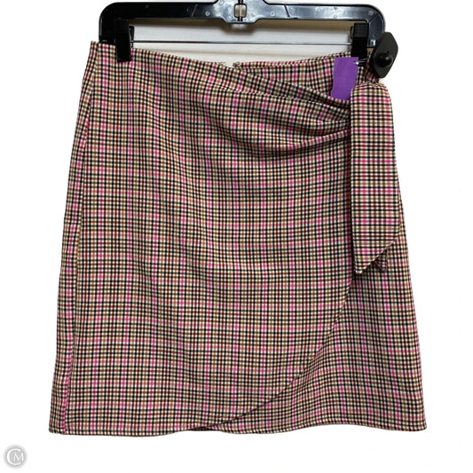 Skirt Mini & Short By Loft In Brown & Pink, Size: S