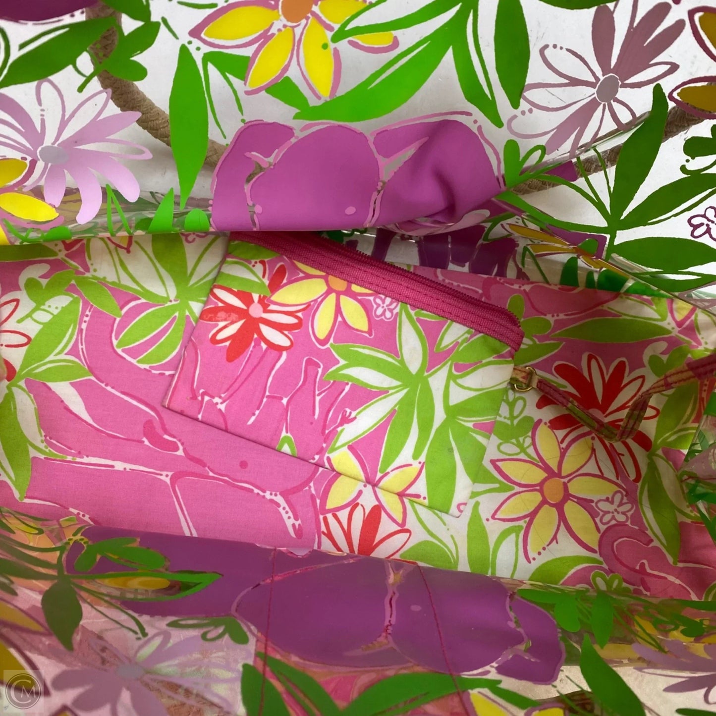 Tote Designer By Lilly Pulitzer, Size: Large