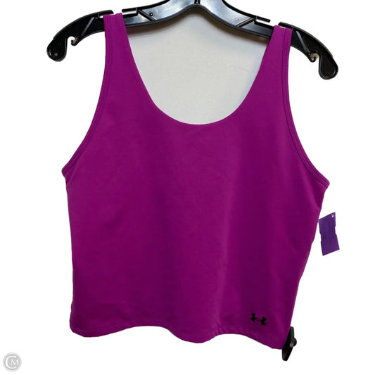 Athletic Tank Top By Under Armour In Purple, Size: Xl