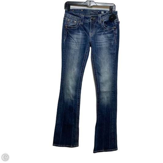 Jeans Boot Cut By Miss Me In Blue Denim, Size: 4