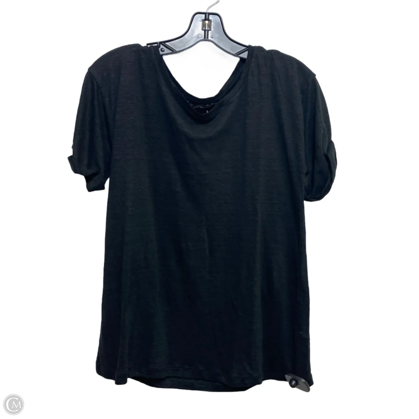 Top Short Sleeve Basic By J. Crew In Black, Size: S