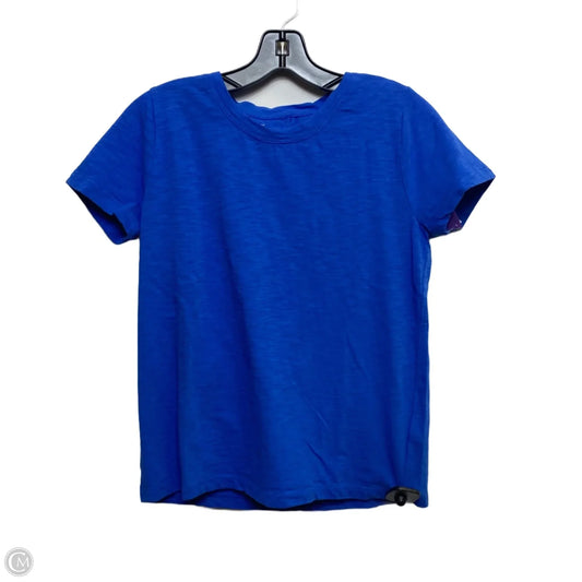 Top Short Sleeve Basic By J. Crew In Blue, Size: S