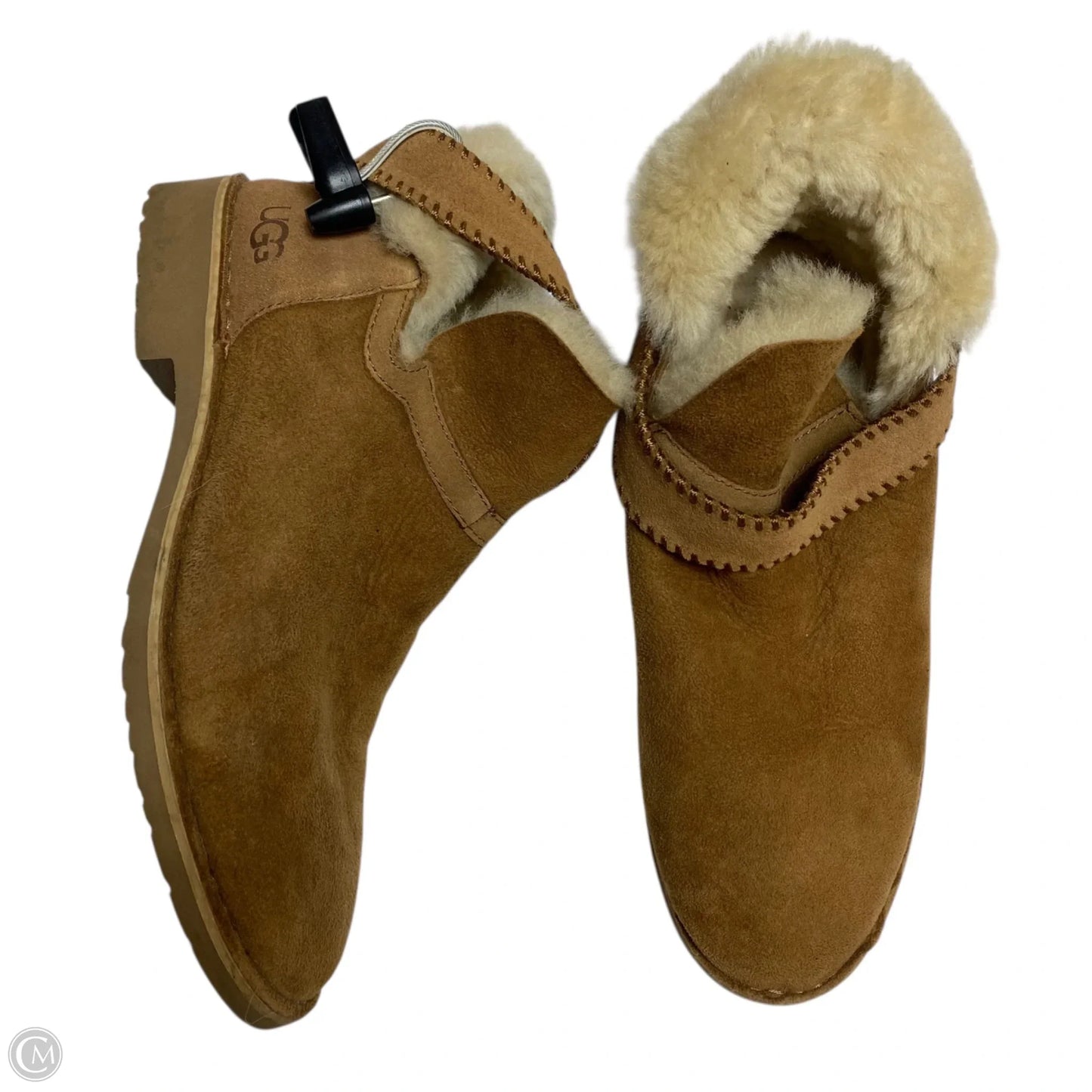 Boots Designer By Ugg In Brown, Size: 10