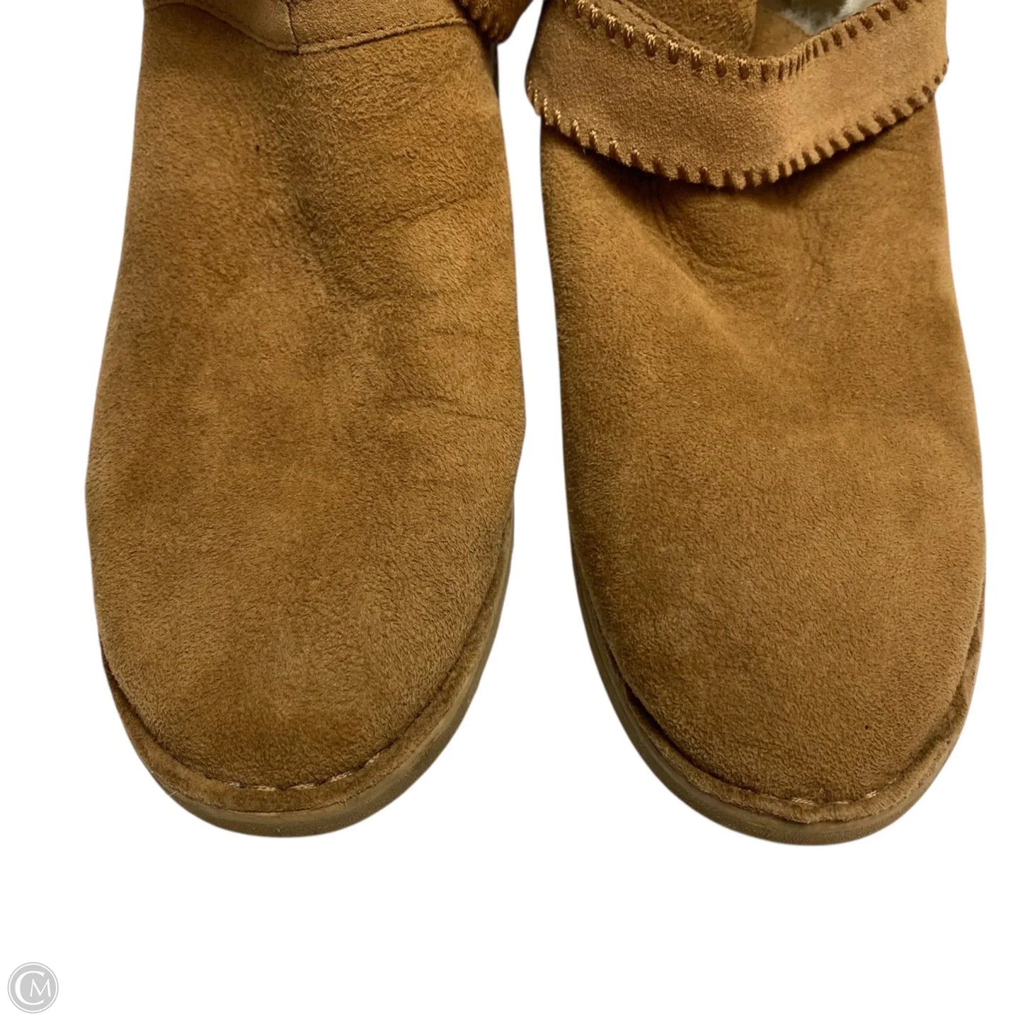 Boots Designer By Ugg In Brown, Size: 10