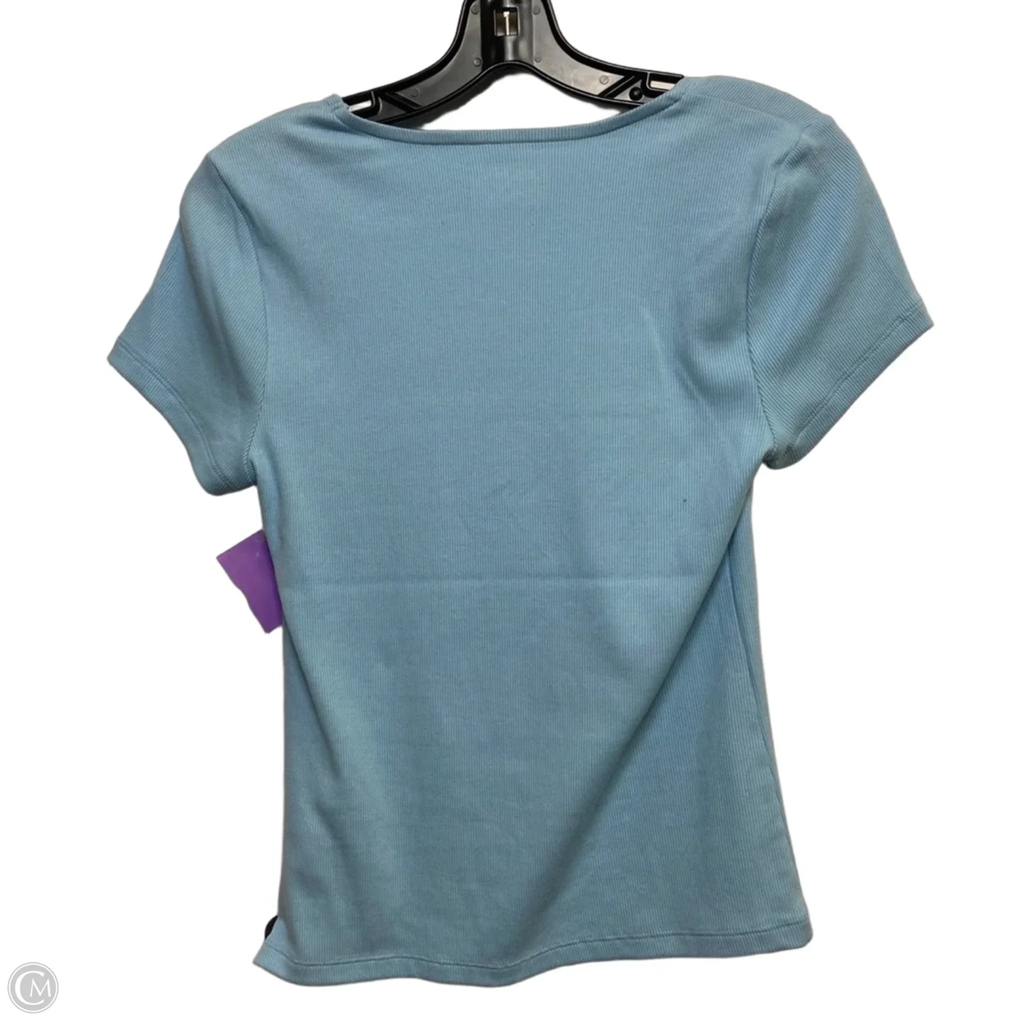 Top Short Sleeve Basic By Old Navy In Blue, Size: M