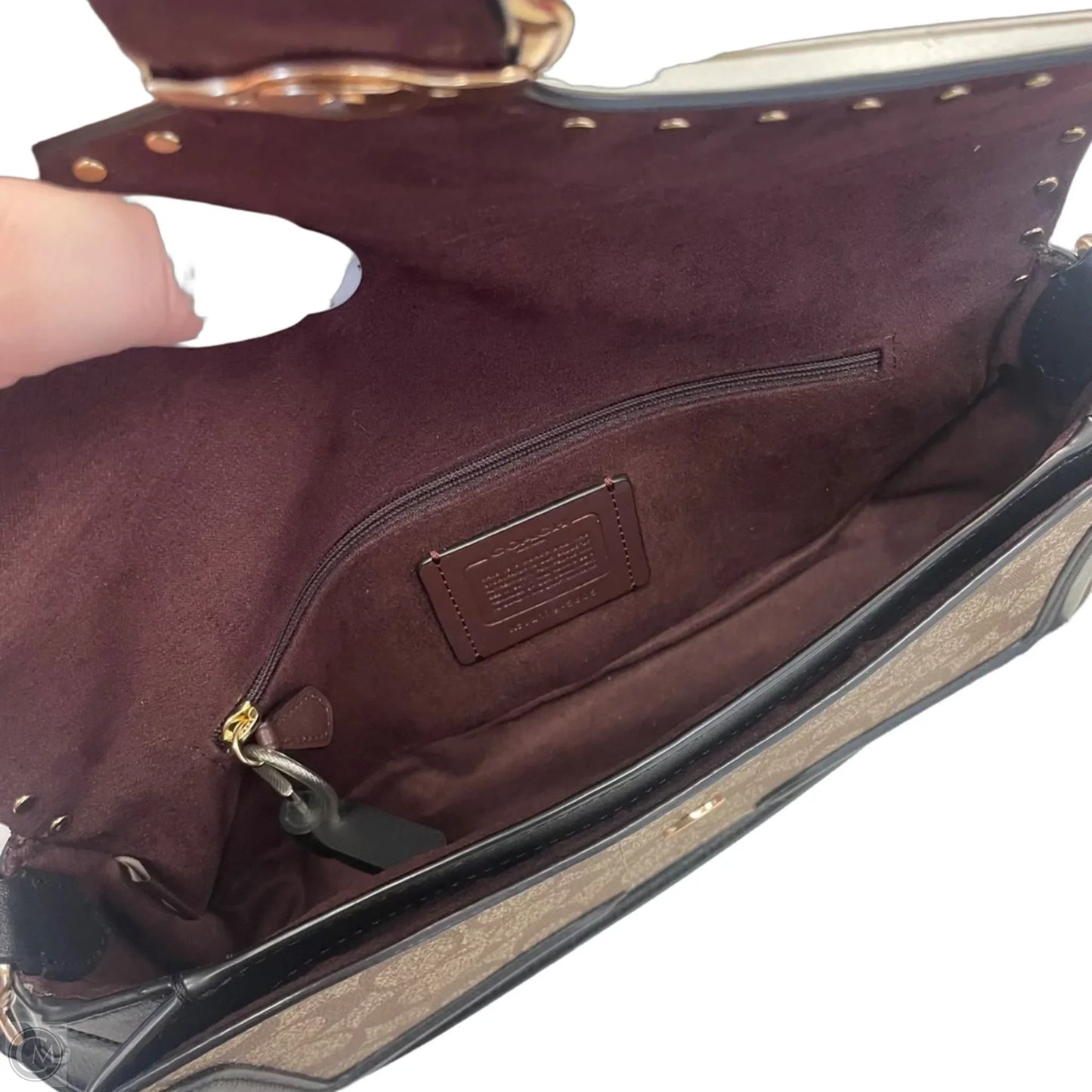 Crossbody Designer By Coach, Size: Medium