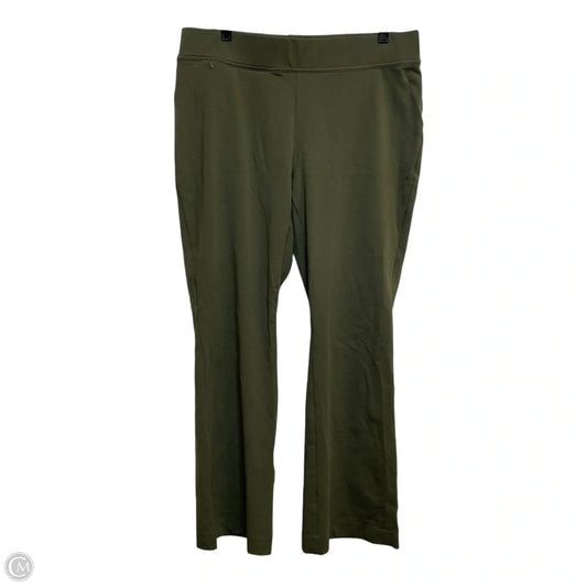Athletic Pants By Lands End In Green, Size: L