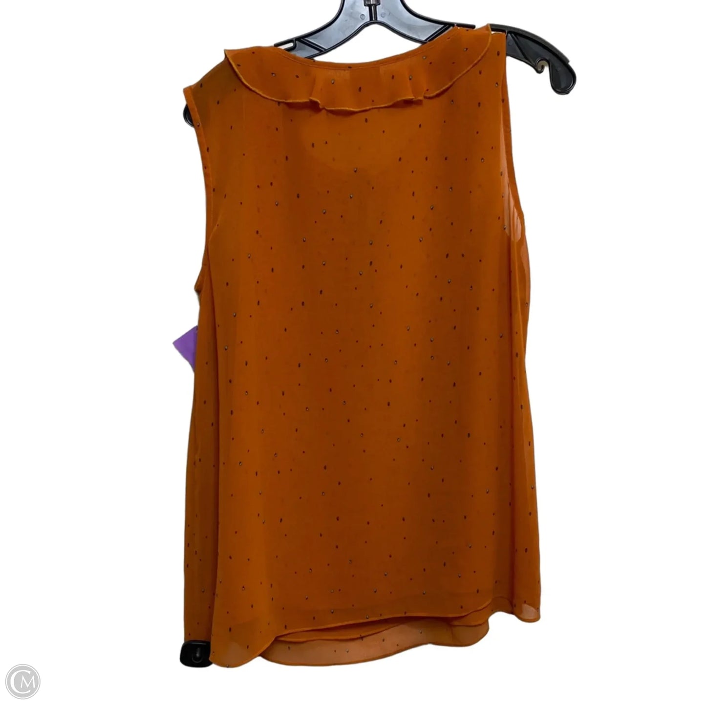 Top Sleeveless By Cabi In Orange, Size: M