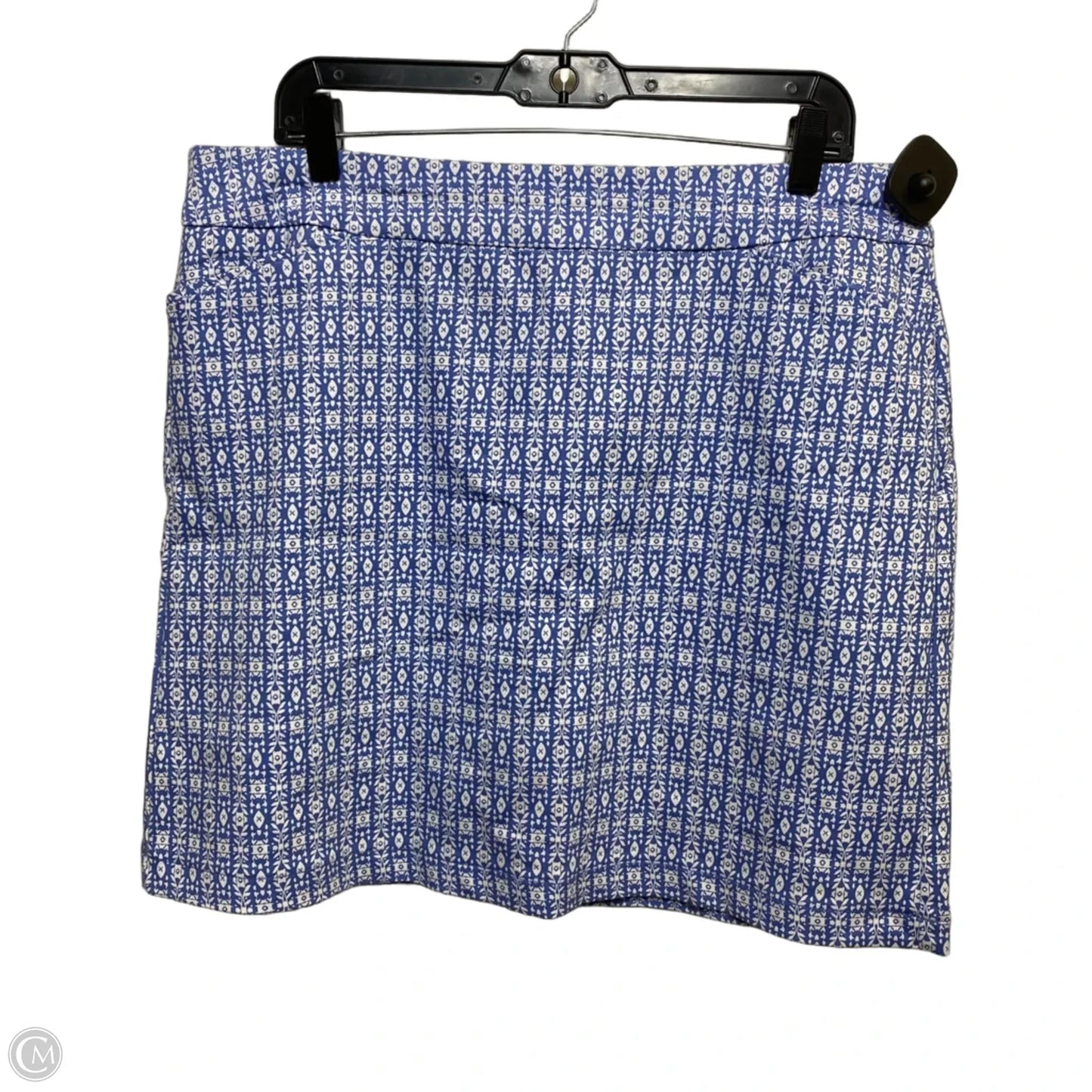 Skort By Croft And Barrow In Blue & White, Size: 14