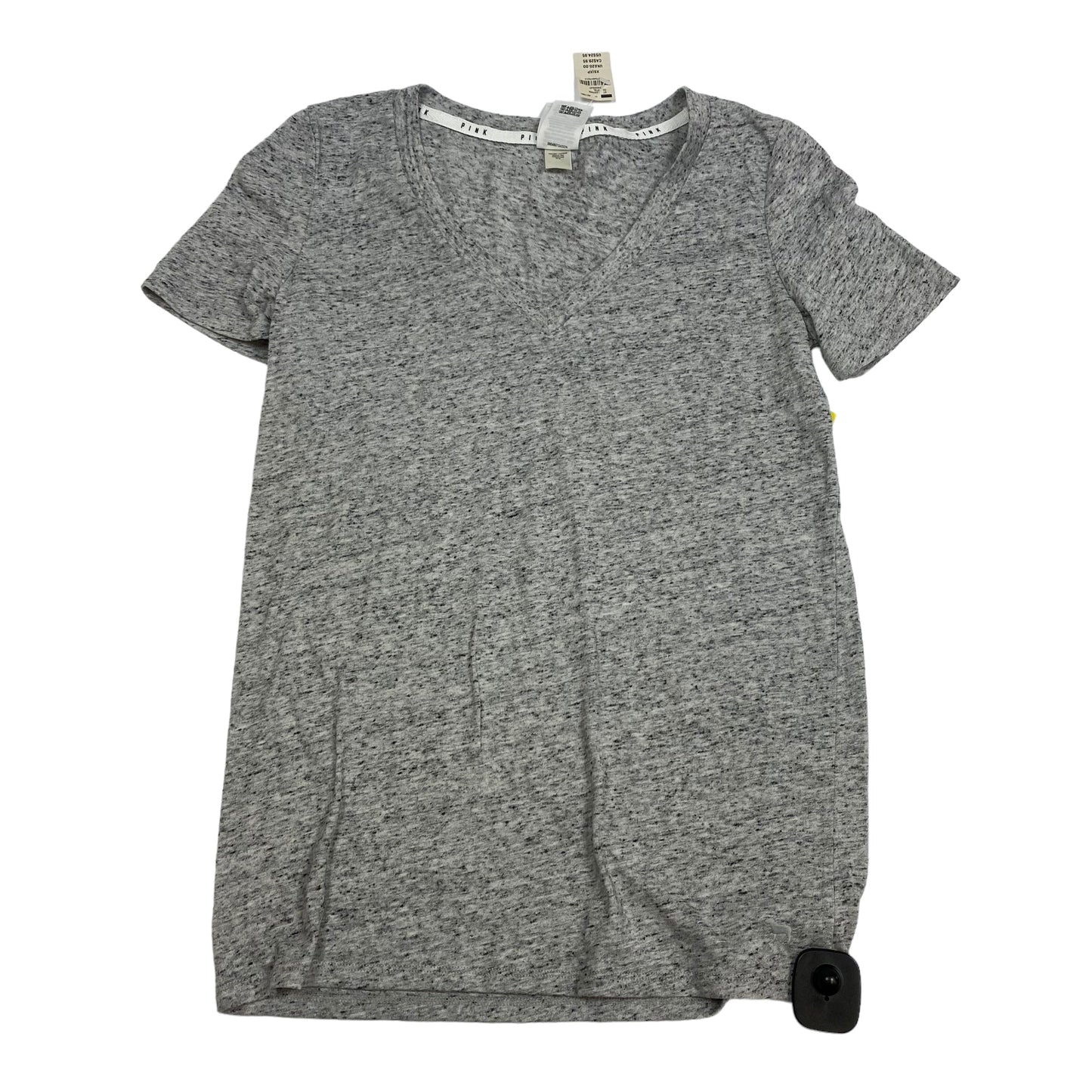 Grey Top Short Sleeve Basic Pink, Size Xs