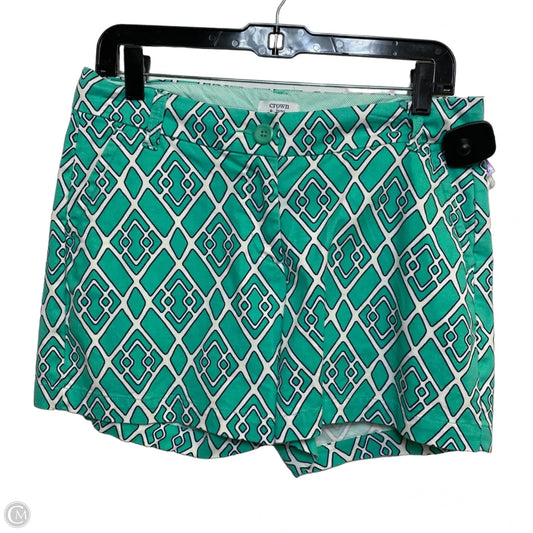 Shorts By Crown And Ivy In Green & White, Size: 2