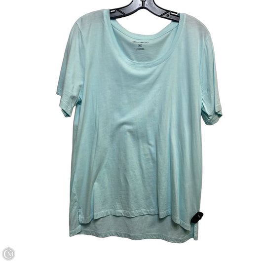 Top Short Sleeve Basic By Eddie Bauer In Blue, Size: Xl