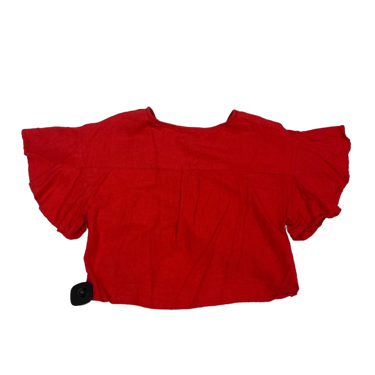 Red Top Short Sleeve Loveriche, Size L