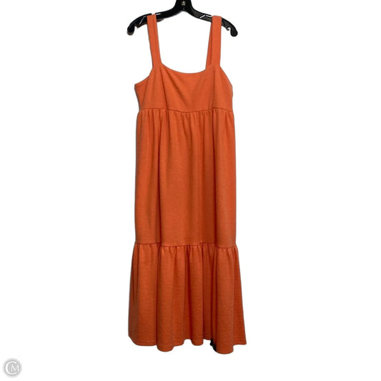 Dress Casual Maxi By Scoop In Orange, Size: L