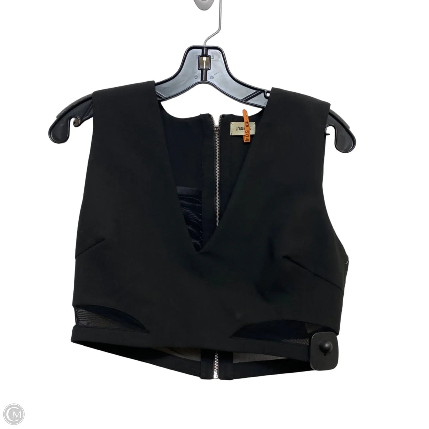 Top Sleeveless By L Agence In Black, Size: S