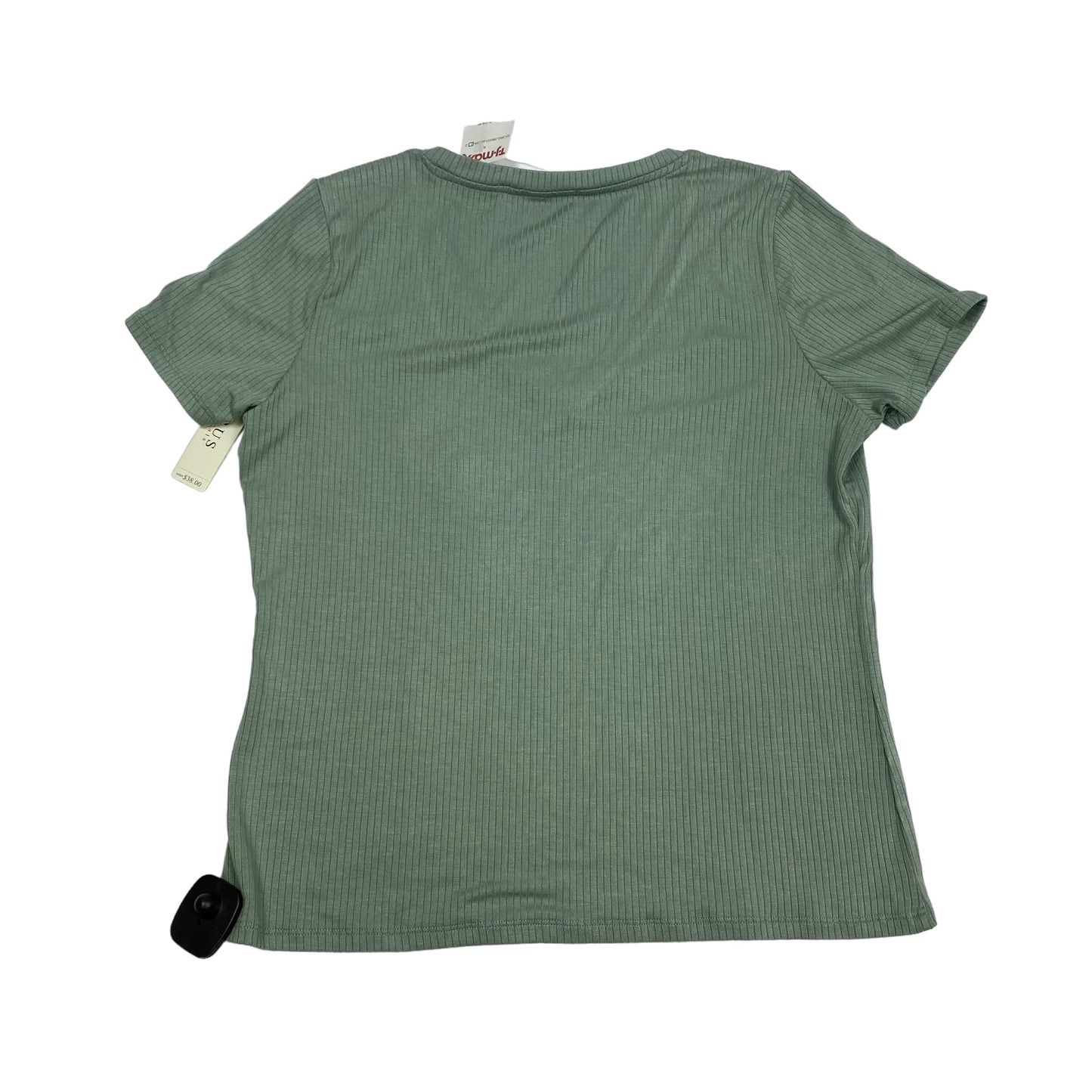 Green Top Short Sleeve Cyrus Knits, Size L